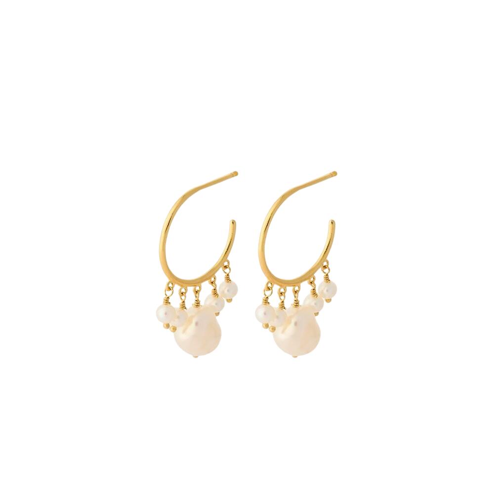 Bay hoops - forgyldt